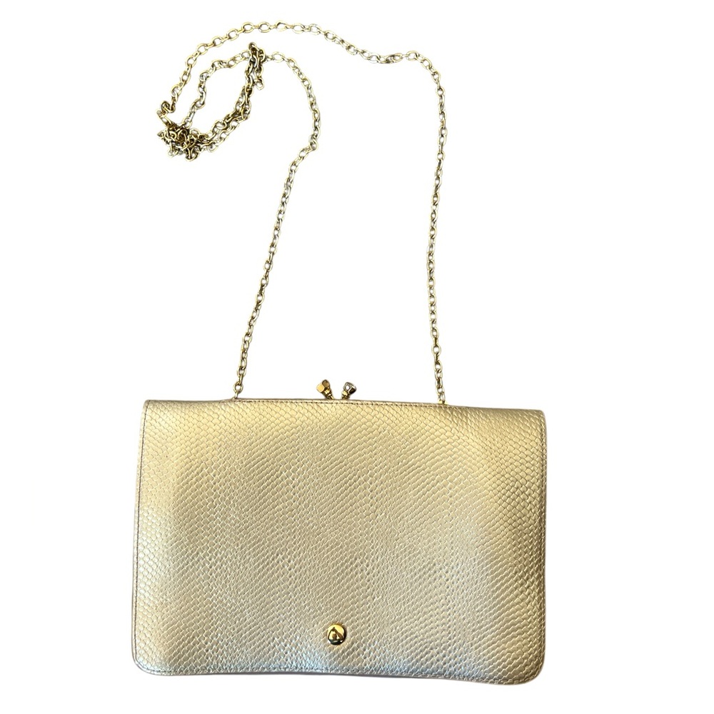 Meli Melo Paris golden kiss clasp clutch party glam bag